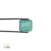 Natural Emerald – Certified by IGI | 7.18 Carats | Emerald Cut | Report No. 612303056